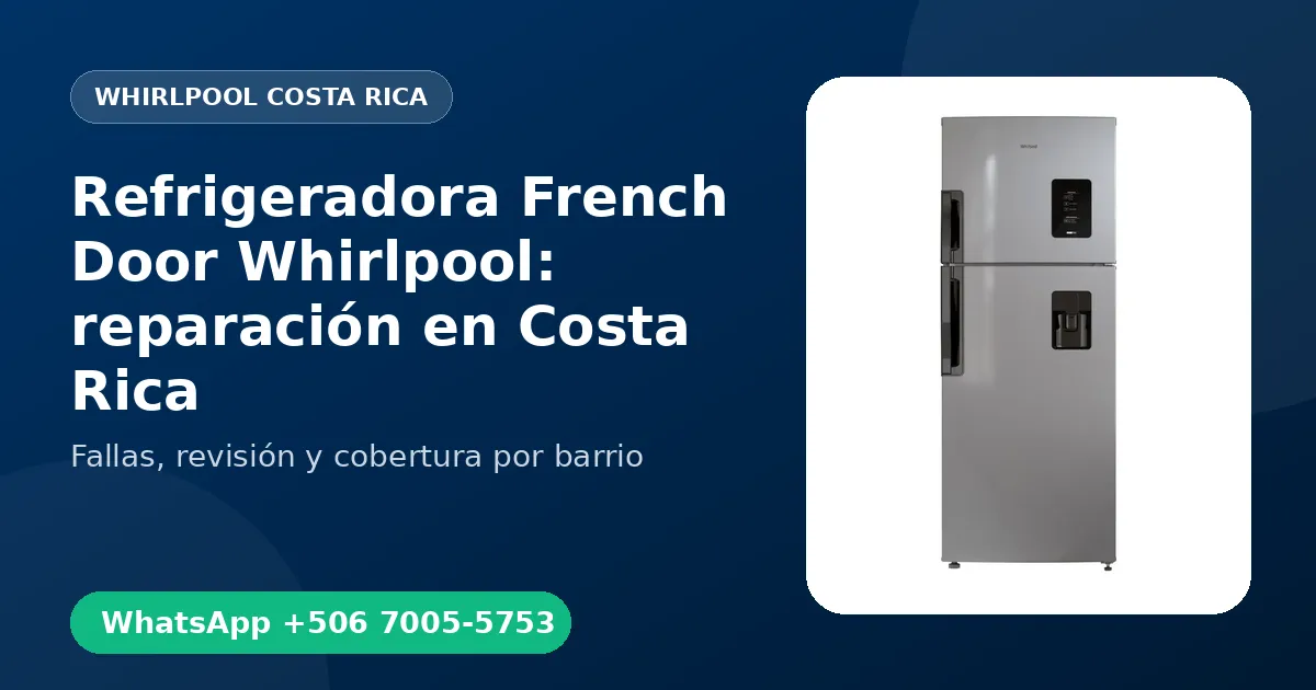 Refrigeradora French Door Whirlpool en Hatillo