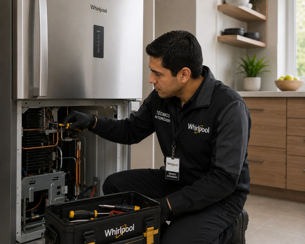 Técnico certificado Whirlpool Costa Rica revisión de nevera Xpert Inverter a domicilio